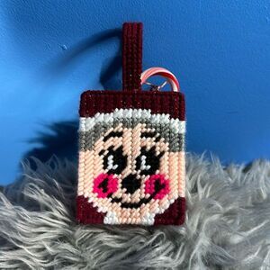 Mrs. Claus Tiny Tote Gift Holder – Christmas Bag for Candy, Stocking Stuffer